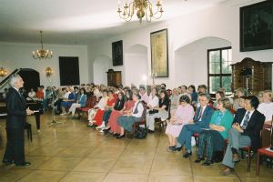 Koncert uczestników kursu w Zamku Piastów Śląskich w Brzegu 26 VIII 1995 r.